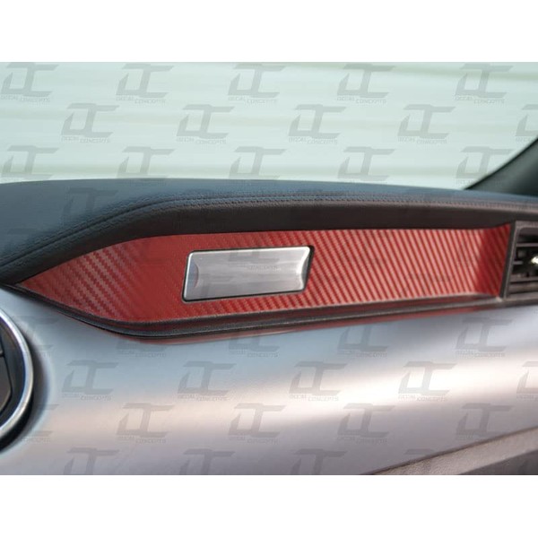 Decal Concepts Carbon Fiber Passenger Dash Trim Decal Accent Kit