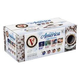 Victor Allen's Coffee Across America Variety Pack (Seattle Dark, New York Select, Chicago Blend, Las Vegas Roast), 96 Count, Single Serve Coffee Pods for Keurig K-Cup Brewers