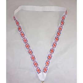 Pack Of 10 44cm Lanyard With Union Jack Flag For School Sports Day Events