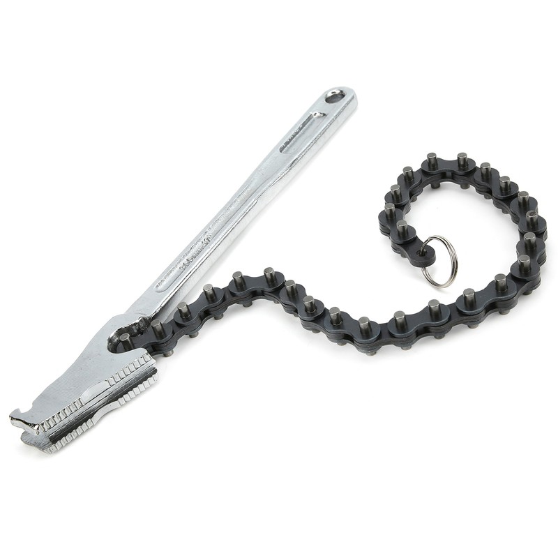 Chain Wrench High Hardness Surface Polished ChromePlated Chrome Vanadium Steel