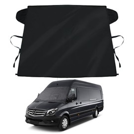 INSAUTO 600D Windshield Cover for Dodge RAM ProMaster 1500 2014-2024, Frost Windshield Cover for Ice and Snow Full Size Cargo Van Chassis Cab Cutaway Accessories Front Window Covers (79 x 51 Inches)