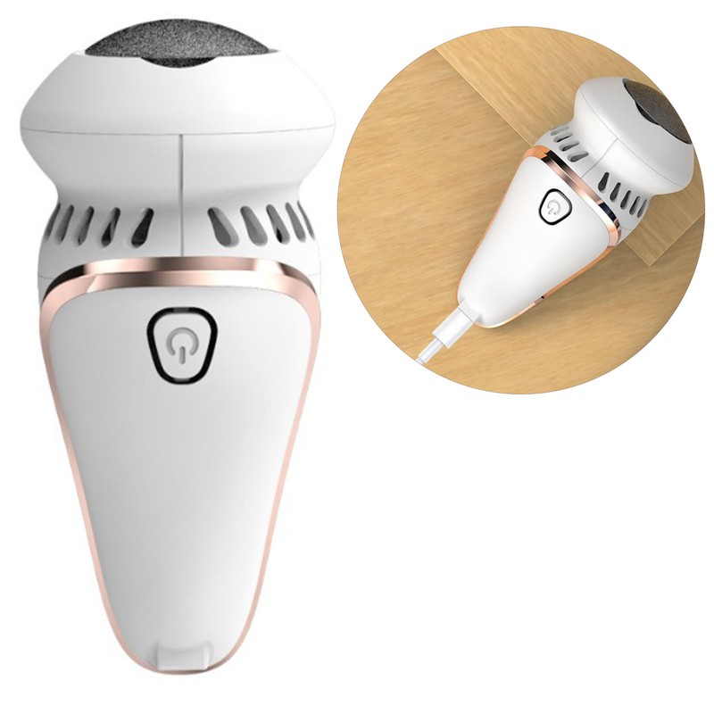 Electric Foot Grinder 2 Speed Modes USB Charge Vacuum Cleaning