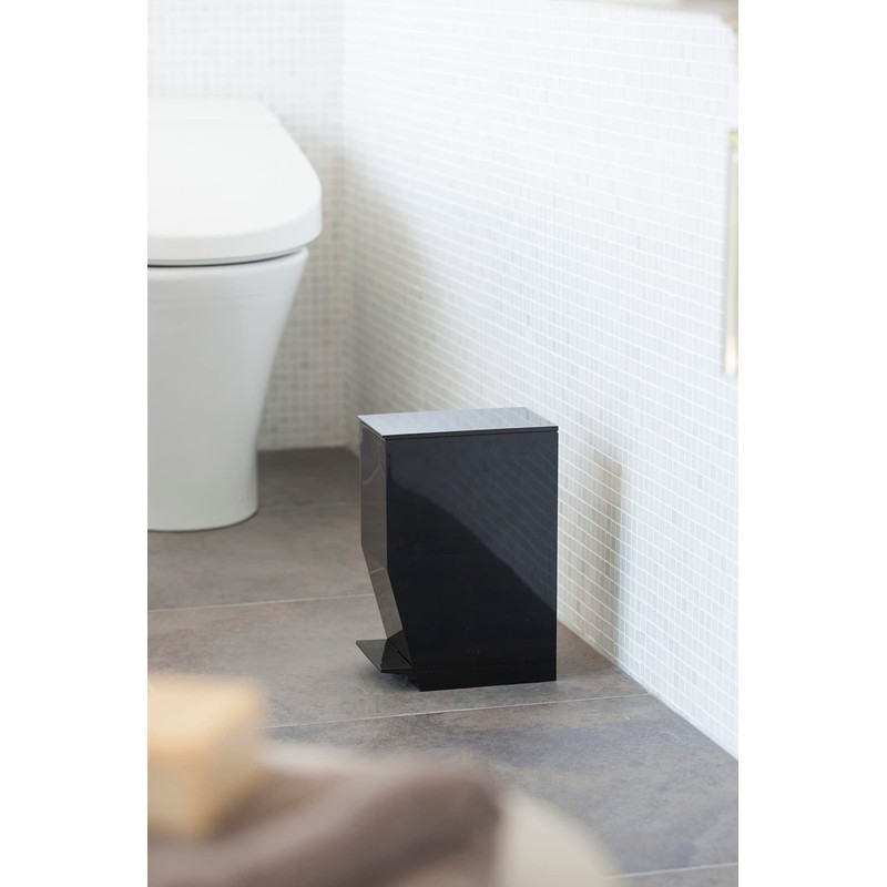 Sanitary Pedal Bin Tower Black