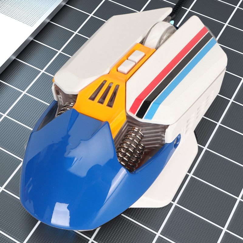 Wired Mouse Ergonomic RGB Backlit Adjustable DPI 7 Programmable Keys