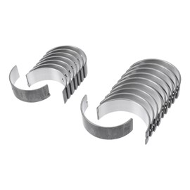 ACROPIX Main Bearing and Connecting Rod Bearing Kit No.1170135030/1304135030 for Toyota Pickup 1991-1995 Engine Crankshaft Rod Bearing Metal Silver Tone 18Pcs