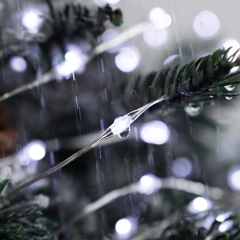 ZELUXDOT Solar String Lights for Outside,100FT 300 LEDs Solar Fairy