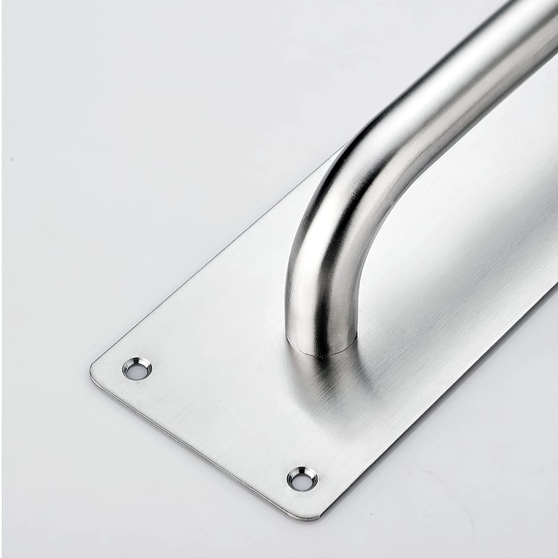 Stainless Steel Door Pull Handle Plate Commercial Door Handle, Door