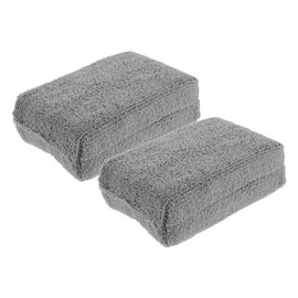 CHILDWEET 2Pcs Car Waxing Sponge Durable Soft Cleaning Pads for Vehicle Care Convenient Car Dry Towel Polishing Tool for Auto Detailing