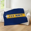 CafePress U.S. Navy: Fly Navy (E 2) Throw Blanket Super