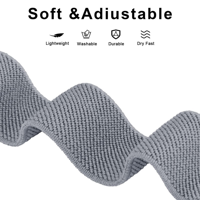 Amzpas Pack of 3 Wristbands for Garmin Vivoactive 5/Vivoactive 3/Vivomove