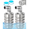2PCS Stainless Steel Mini Floating Ball Valve, Automatic Water Level