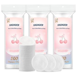 Cotton Rounds (300 unidades) Almohadillas desmaquillantes, hipoalergénicas, sin pelusas, 100% algodón puro