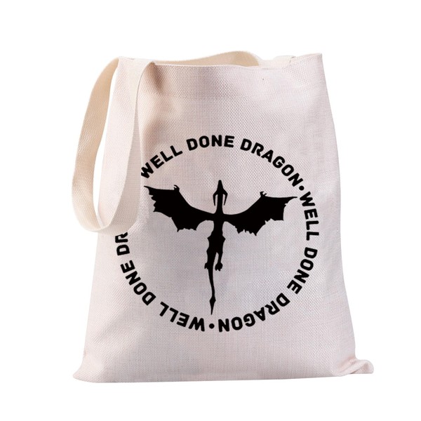 JYTAPP Well Done Dragon Tote Bag Fred and George Dragon