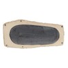 (Outlet Included) 和食 Charger Japanese Black Deformation Length Dishes