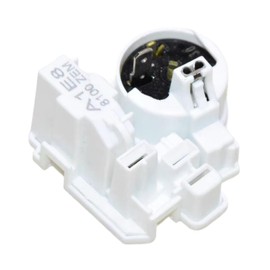 MagiDeal Refrigerator Compressor PTC Starter Integrated Relay Overload Protector 8100 Repair Easy Installation PTC Starter Replacement, No pin
