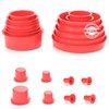 ANCEL Automotive Red Cap Plugs Kit 23 Piece Set Suitable