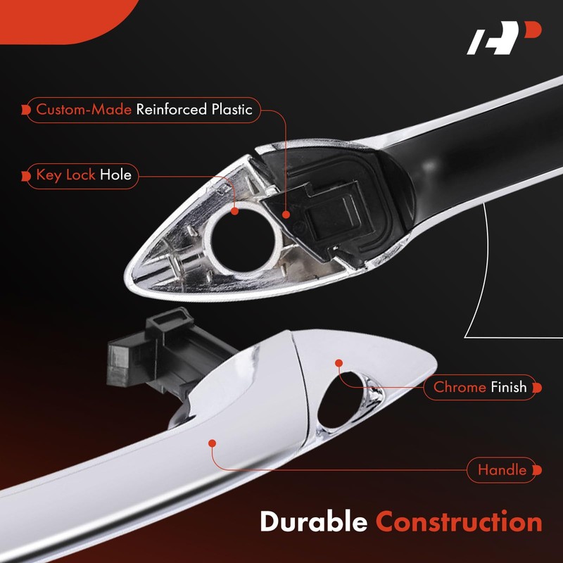 A-Premium Front Left Driver Side Exterior Door Handle Compatible with