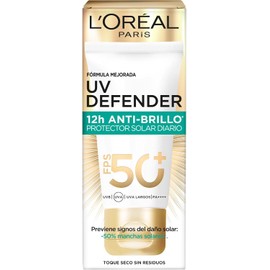 L'Oréal Paris Protector Solar Diario Anti-Brillo FPS50+ UV Defender, 40ml