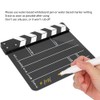 30x25CM Acrylic Clapperboard Professional Movie Film Action Clap Director Photography