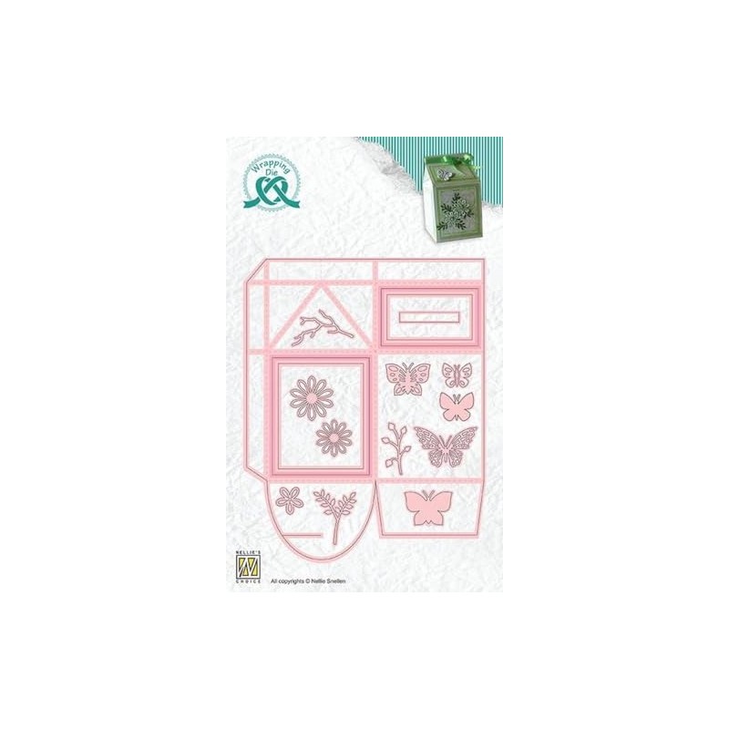 Wrapping Dies Gift box-11 Milkpack box