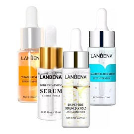 Lanbena Pack 4 Serum Antienvejecimiento Ácido Hialuronico