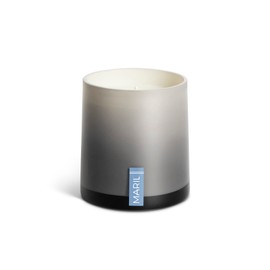 MARIL Scented 8 oz Soy Wax and Glass Poured Vessel Candle, Clear Blue Water