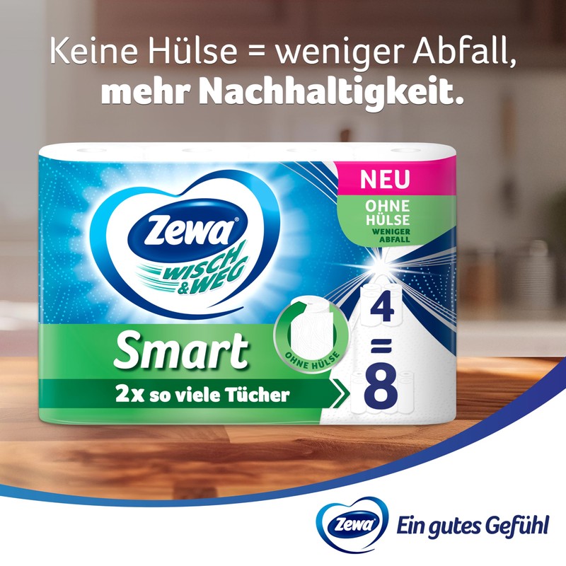 Zewa Wisch&Weg Smart Household Towels 3 x 4 x 90