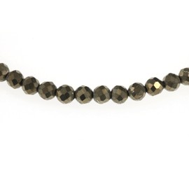 LAKADA Genuine Gemstone Bracelet with Faceted 4 mm Beads and Silver Stainless Steel Flower Healing Stone Protective Stone Bracelet Lucky Charm Talisman Gift, Gemstone, Faceted gemstone