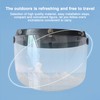 Motorcycle Helmet Lens Metal Button Removable UV Protection Adjustable Motorbike