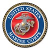 Magnet America USMC Seal Magnet is 5" x 5" Made