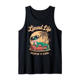 Cute Lizard Reptile Iguanas Chameleons Geckos Pets Tank Top