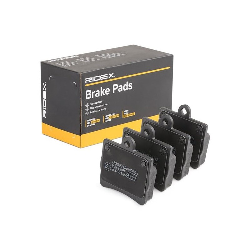 RIDEX Brake Pads Set Brake Blocks Brake Stones Set Rear