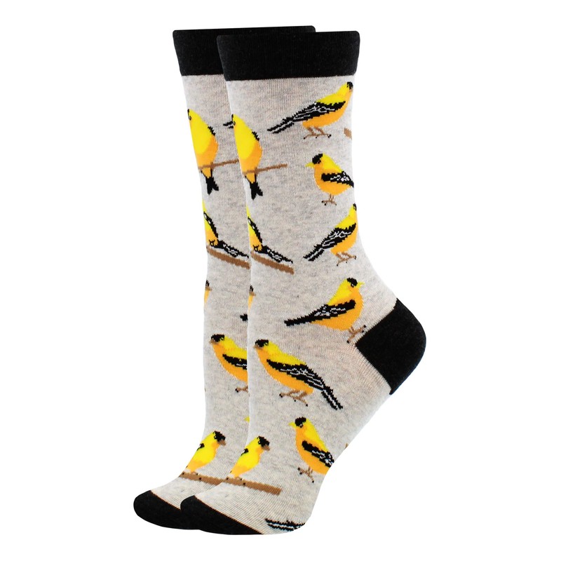WHD Goldfinch Socks (Light Gray,Large)