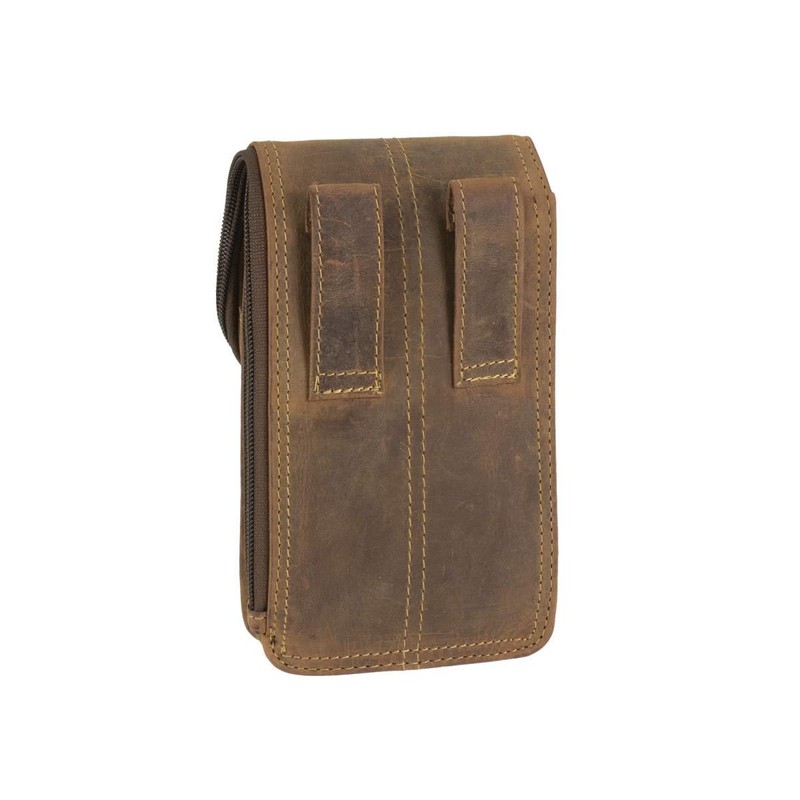 Greenburry Vintage Leather Belt Bag 10 cm, brown