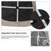 Genina Waterproof Seat Covers for Dining Room Chairs Covers Dining