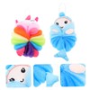 FOMIYES 3sets Practical Bath Sponge Loofah Shower Scrubber for Body