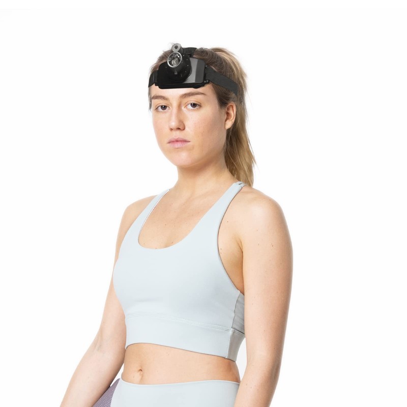 Rechargeable LED Laser Headlamp with an Adjustable Waist Belt, for