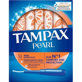 Tampax Pearl tampon Super Plus 18