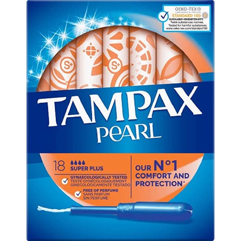 Tampax Pearl tampon Super Plus 18