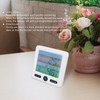 Indoor Thermometer Digital Color Screen Alarm Temperature Humidity Monitor Bedside