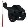 FAZHBARY Black Rhythmic Gymnastics Wands Praise Dancing Streamers for Kids