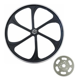 DONSP1986 29" Bicycle Rear Mag Wheel 135mm Aluminum Alloy , 56T Sprocket -Gas Motor Bike