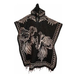 Jorongo Gaban Con Gorro Artesanal Mexicano