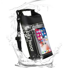 Waterproof Clear Phone Dry Bag 2L Yellow 10ea