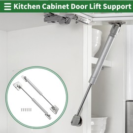 Motoforti Universal Lift Supports Struts Gas Spring 10inch/245mm 13Ib/ 60N/ 6kg Carbon Steel Silver Tone 2 Set