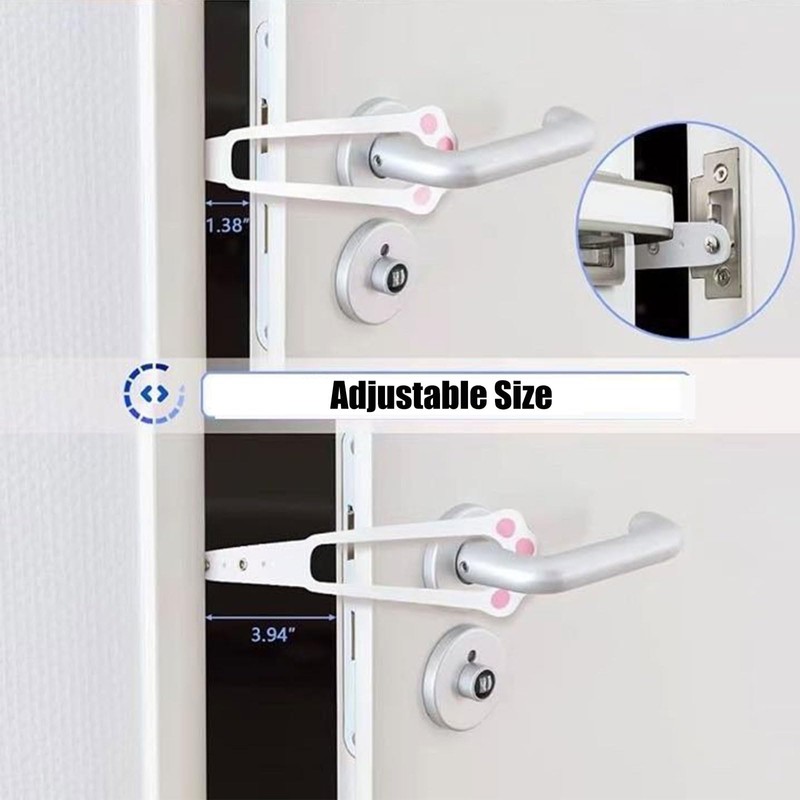 Adjustable Cat Door Strap, Door Stopper for Dogs, Pet Door