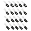 LINYUEARUI 20PCS Garden Flag Plastic Clips,Garden Flag Poles Stand Accessories,Anti-Wind