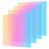 JMIATRY 4PCS Iridescent Acrylic Sheet 1/8 Thick Translucent Color Acrylic