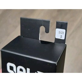 QALO Women's Stackable Silicone Wedding Rings SIZE 5 PINK & MAROON RED