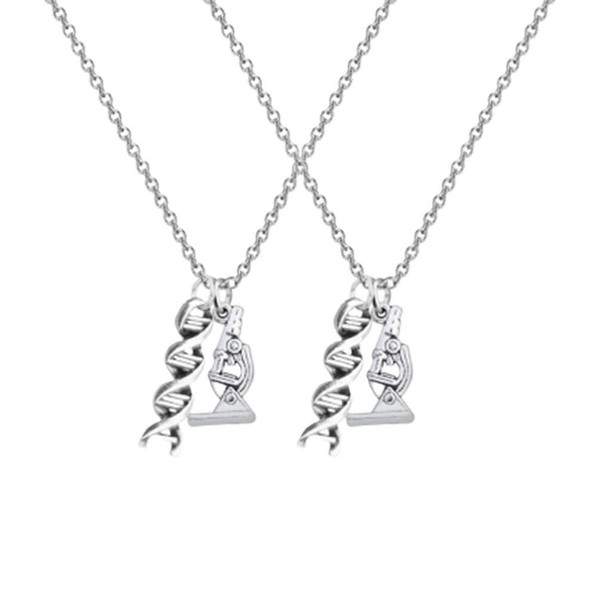 ABOOFAN 2pcs S Necklaces for Women Dna Necklace Necklaces for